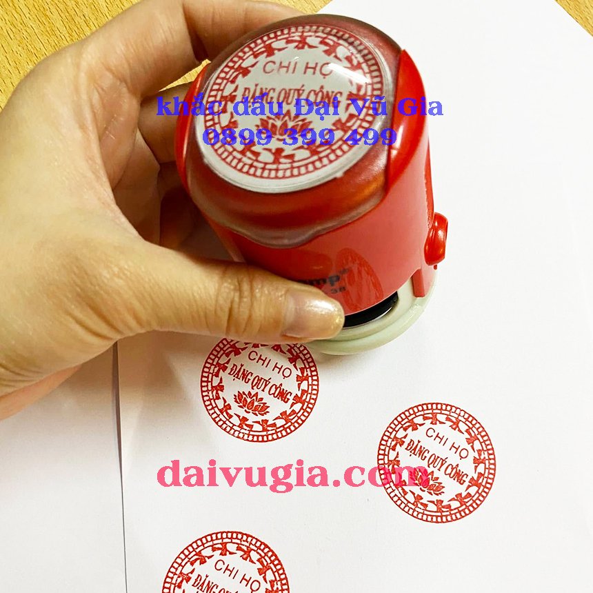 Khắc dấu tại phường Bàn Thạch Đà Nẵng