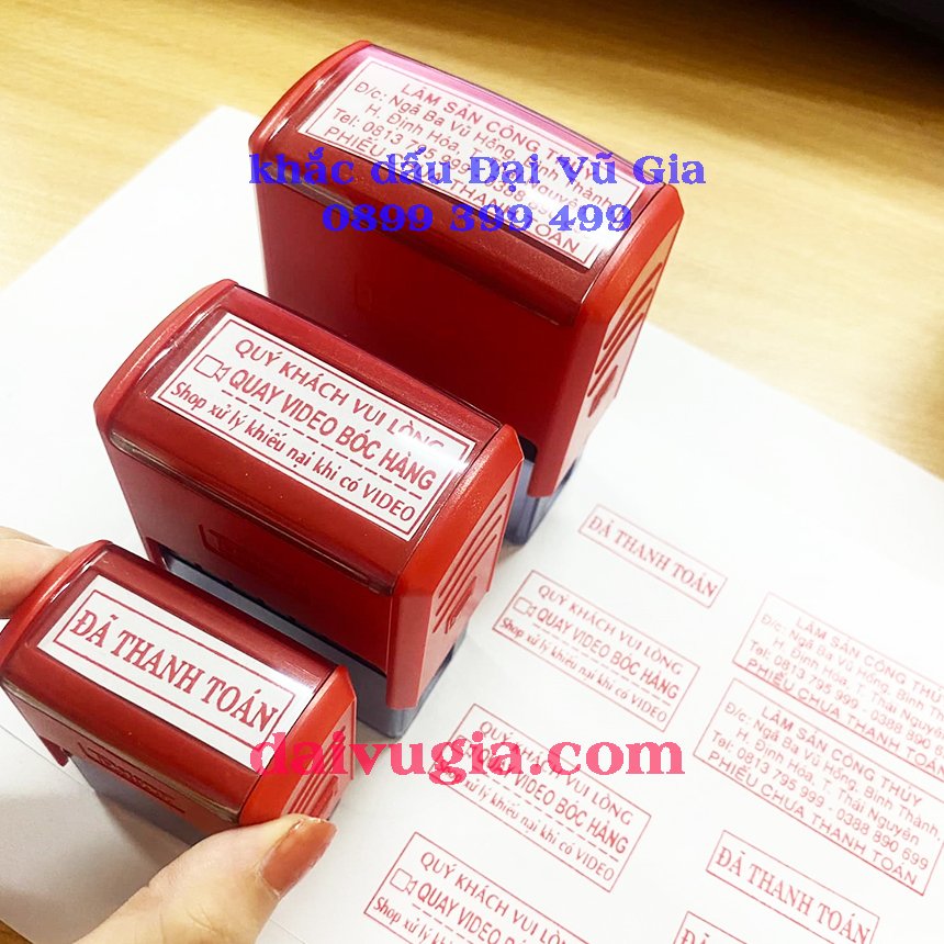 Khắc dấu tại phường Điện Bàn Đông Đà Nẵng