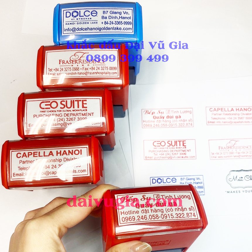 Khắc dấu tại phường Tam Kỳ Đà Nẵng