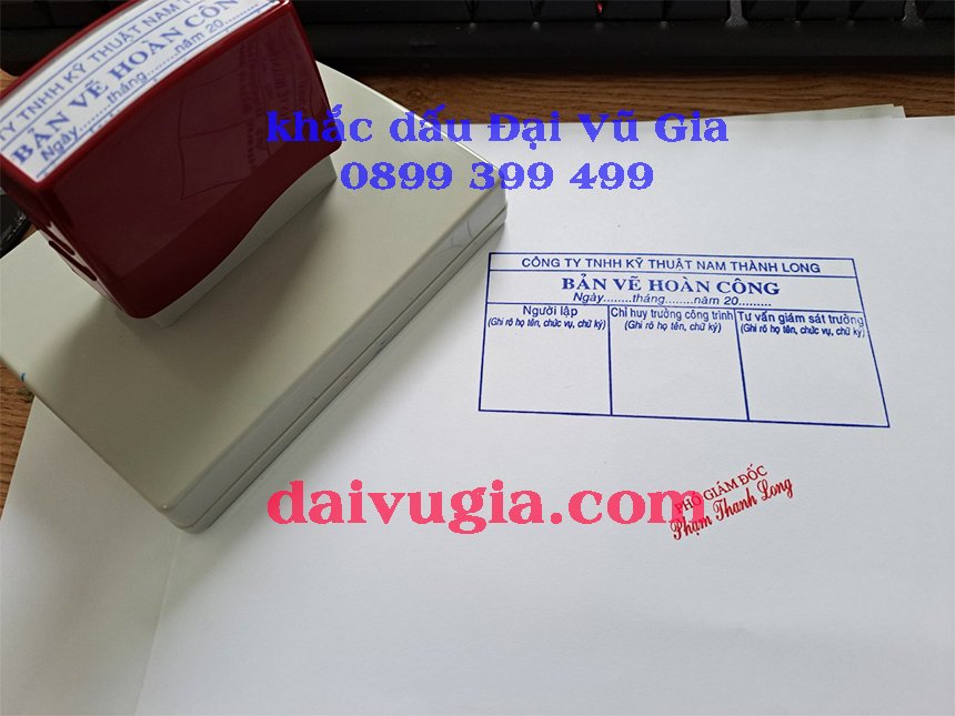 Khắc dấu bản vẽ phường An Hải Đà Nẵng