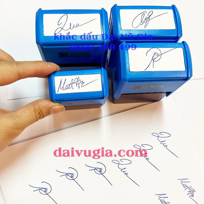 Khắc dấu chữ ký phường Hòa Xuân Đà Nẵng