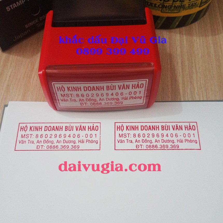 Khắc dấu địa chỉ phường Điện Bàn Đà Nẵng